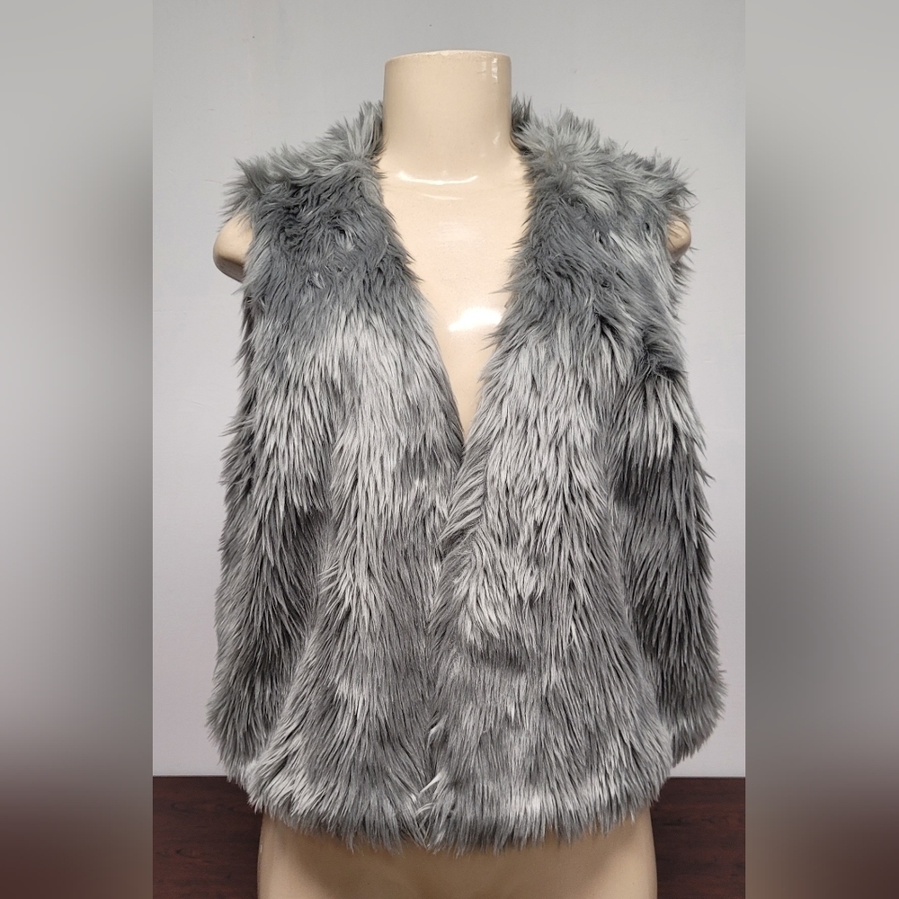 Iman Faux Fur Vest 1X